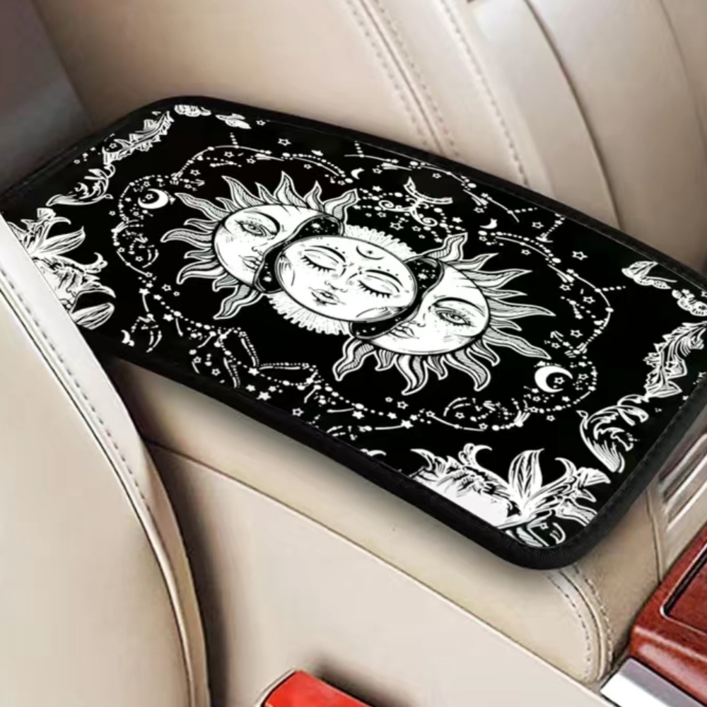 🎁 Center Console Armrest Cover Car Seat Cover Decorative Sun